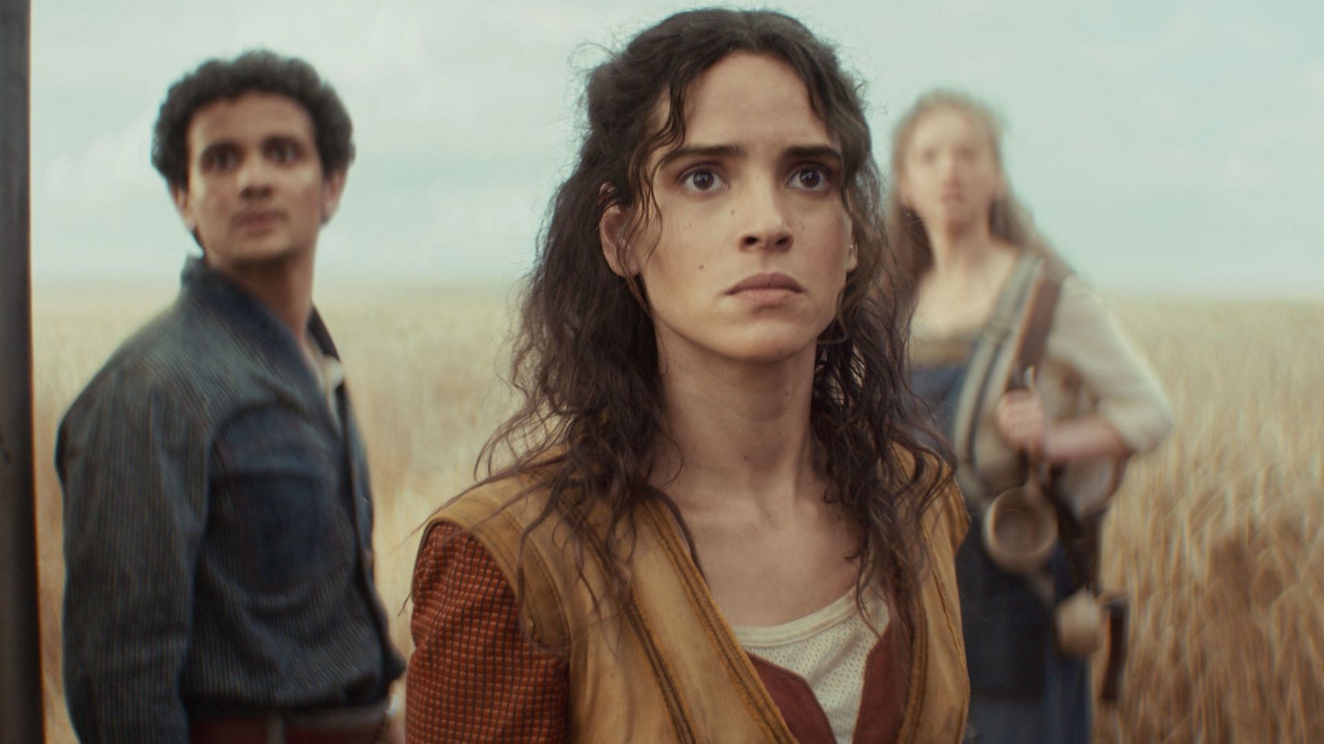Adria Arjona as Bix on Mina-Rau (Image via Disney+)